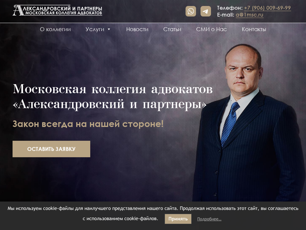 Профессиональная юридическая помощь - Александровский и Партнеры