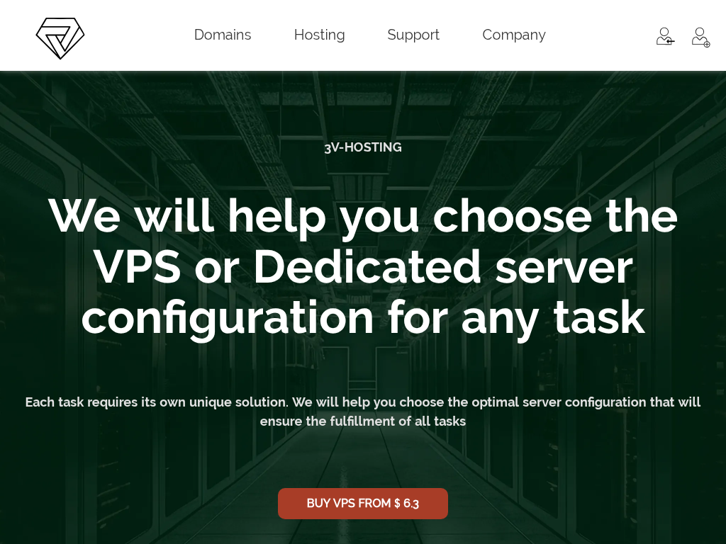 3v-Hosting - Аренда виртуальных и выделенных серверов