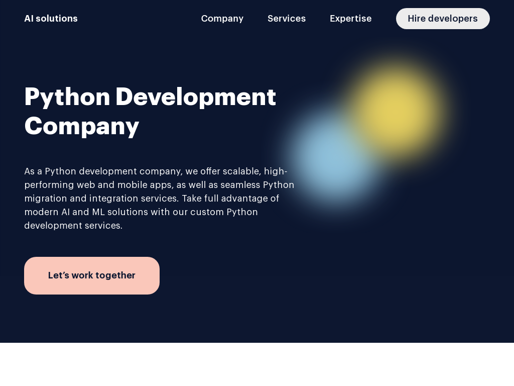 Python Разработчики