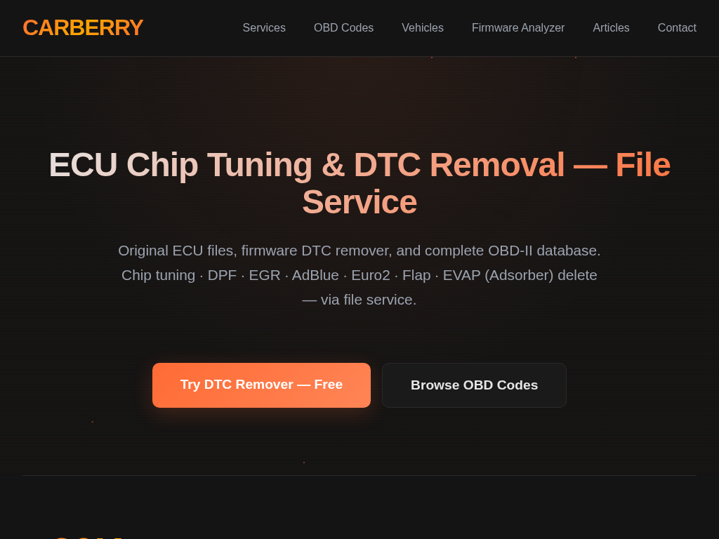 Carberry профессиональный файловый сервис ЭБУ