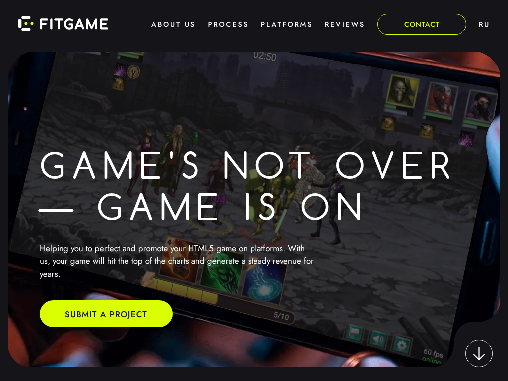 FITGAME Издательство HTML5 игр