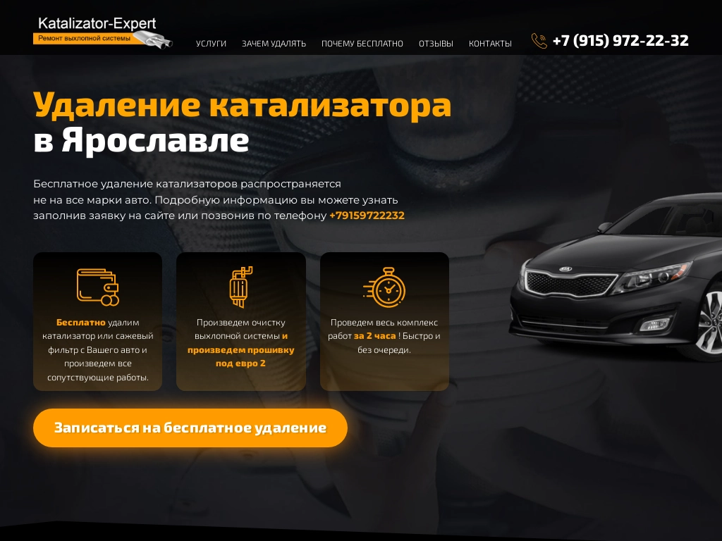 Удаление катализатора в Ярославле Katalizator-Expert