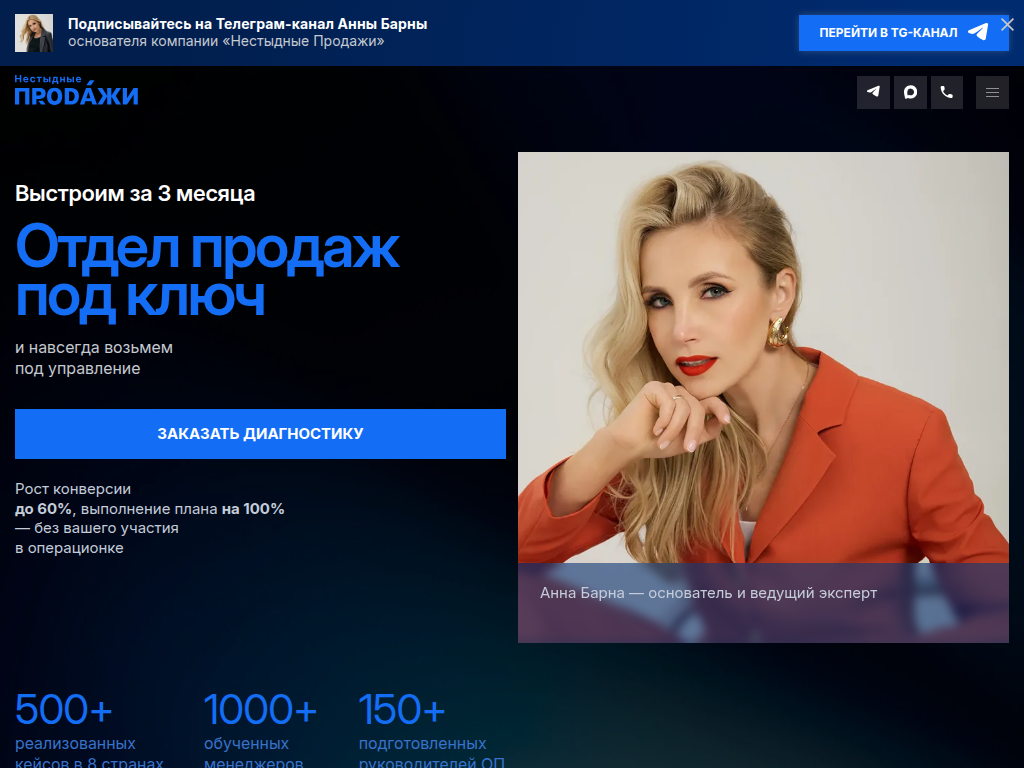 Нестыдные продажи построение отдела продаж под ключ