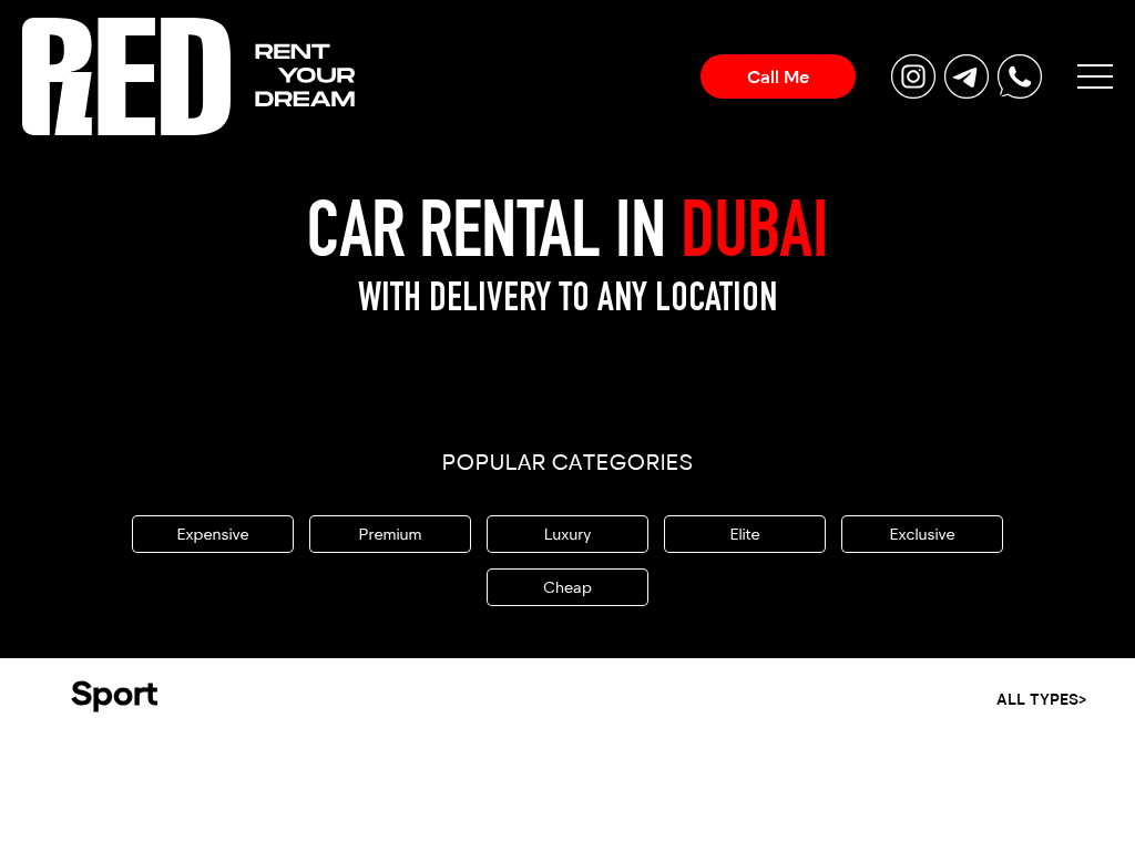 Rent a car in Dubai: Luxury Sports Car Rentals Rental car Dubai with