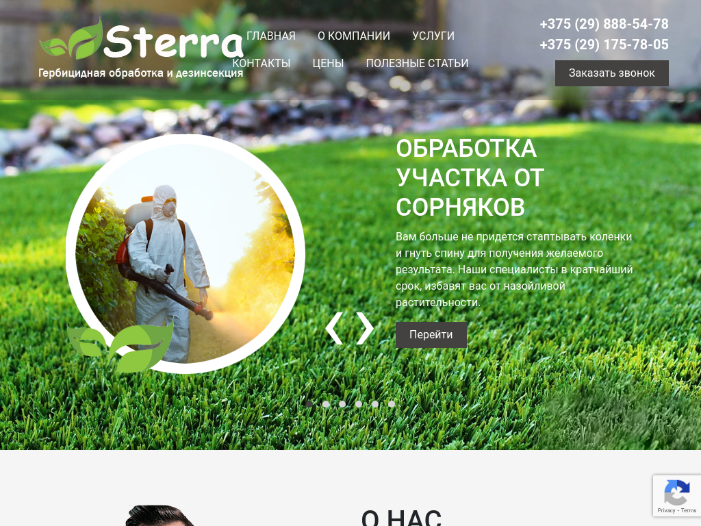 Гербицидная обработка и дезинсекция