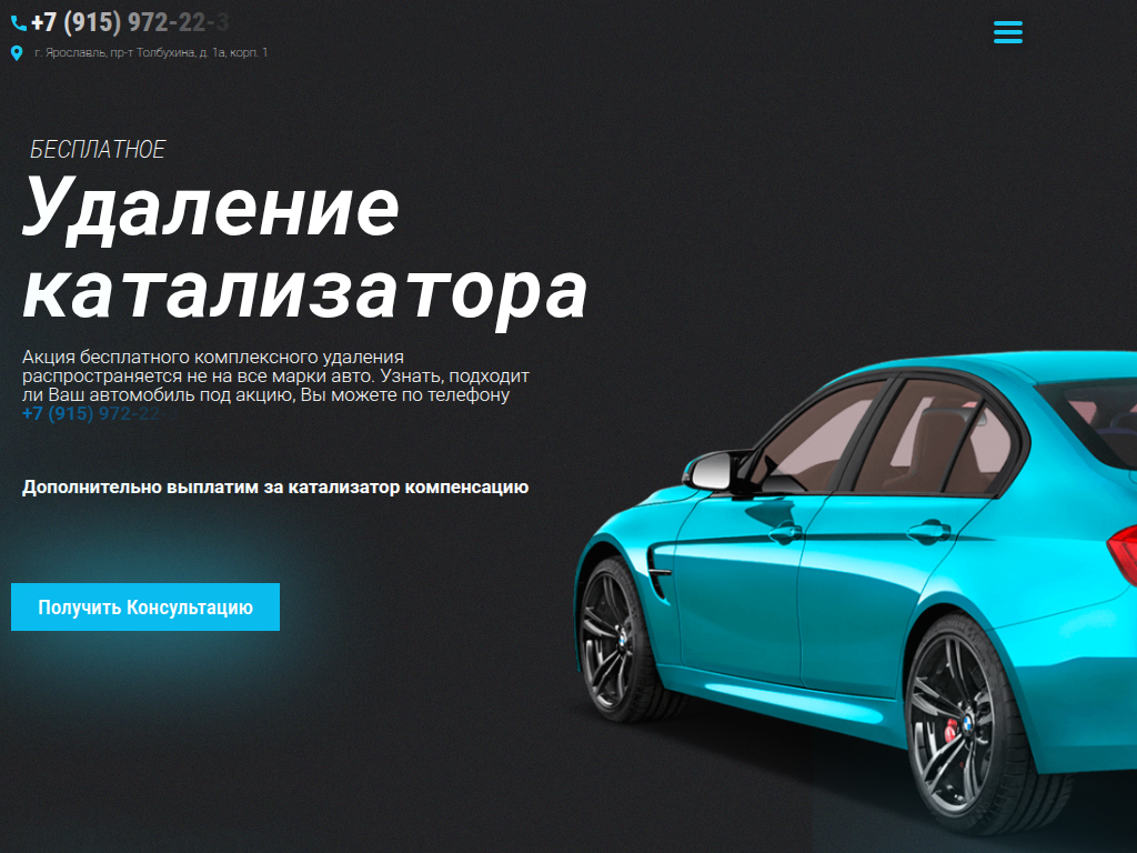 Удаление катализатора в Ярославле КатСервис 76