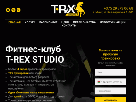 T-REX STUDIO - фитнес клуб во фрунзенском районе. Тренировки TRX - t-rexstudio.by