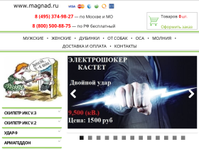 Купить электрошокер в Москве, электрошокеры для самообороны - www.magnad.ru
